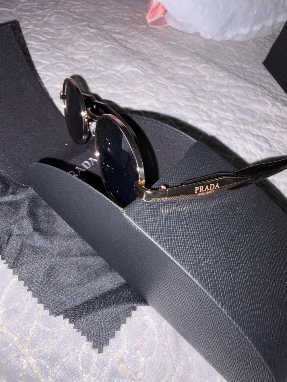 Prada gold 65zs